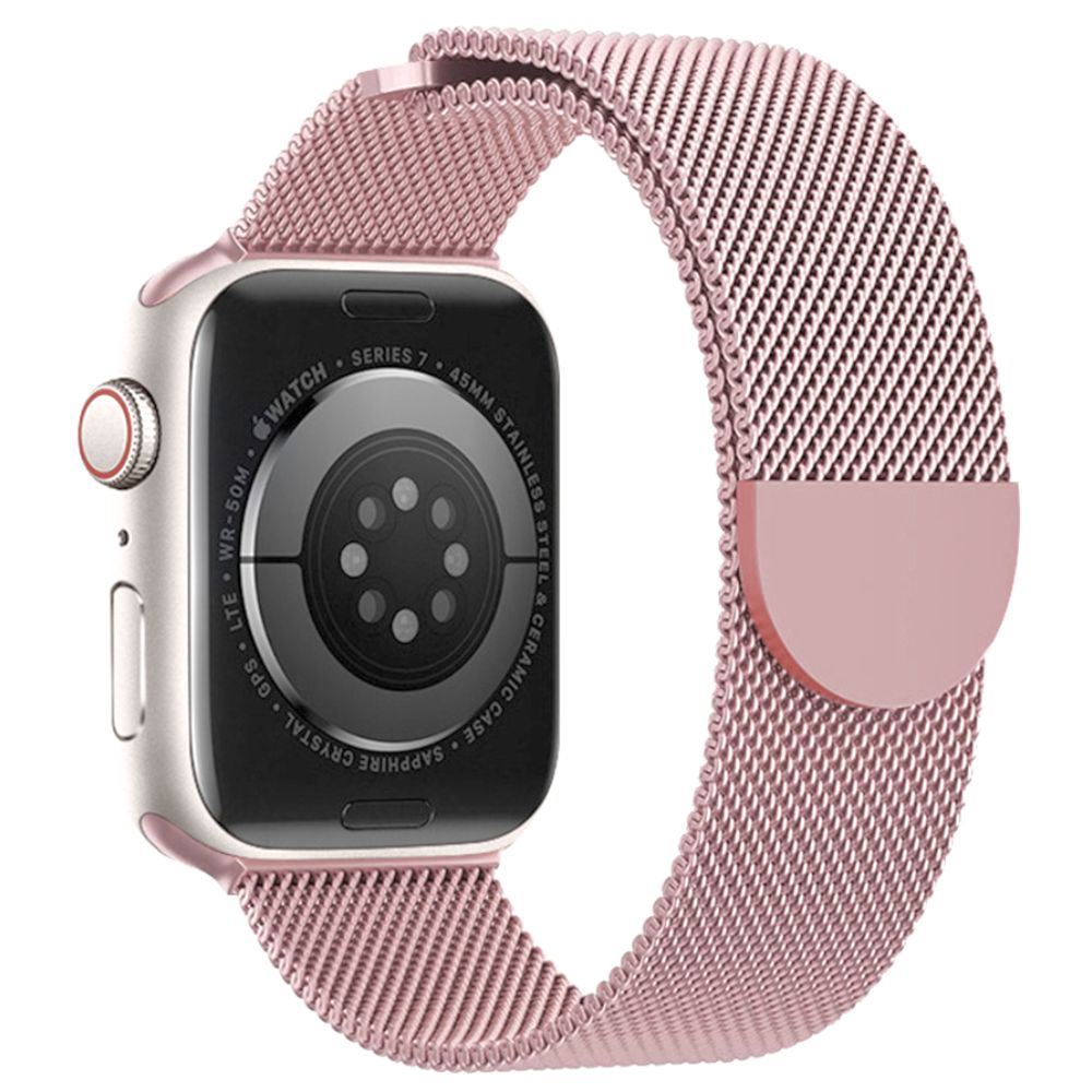 Correa Milanese Loop Semicircular para Apple Watch Color Rosado