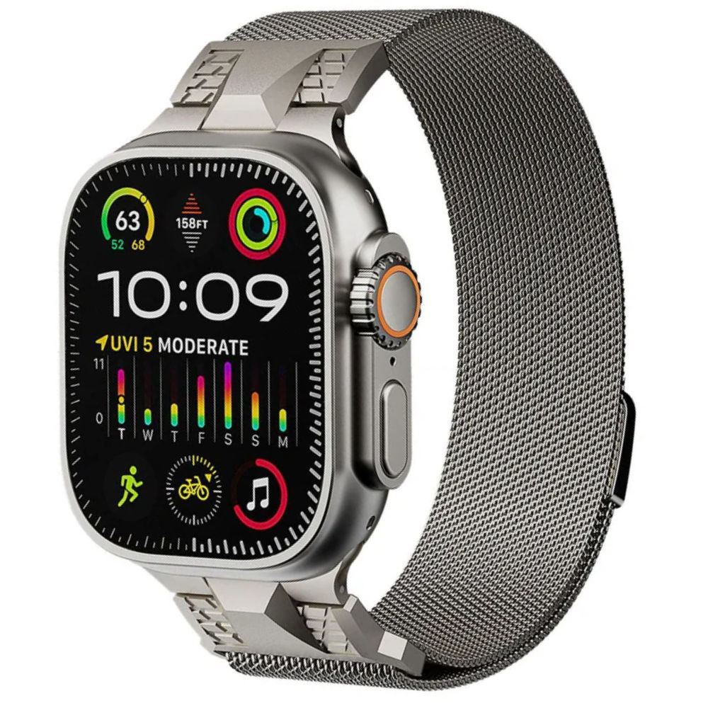 Correa de Titanio para Apple Watch Milanese Loop Ultra Magnetico