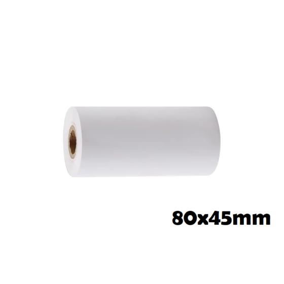 10 rollos papel contometro térmico 80x45mm 55g