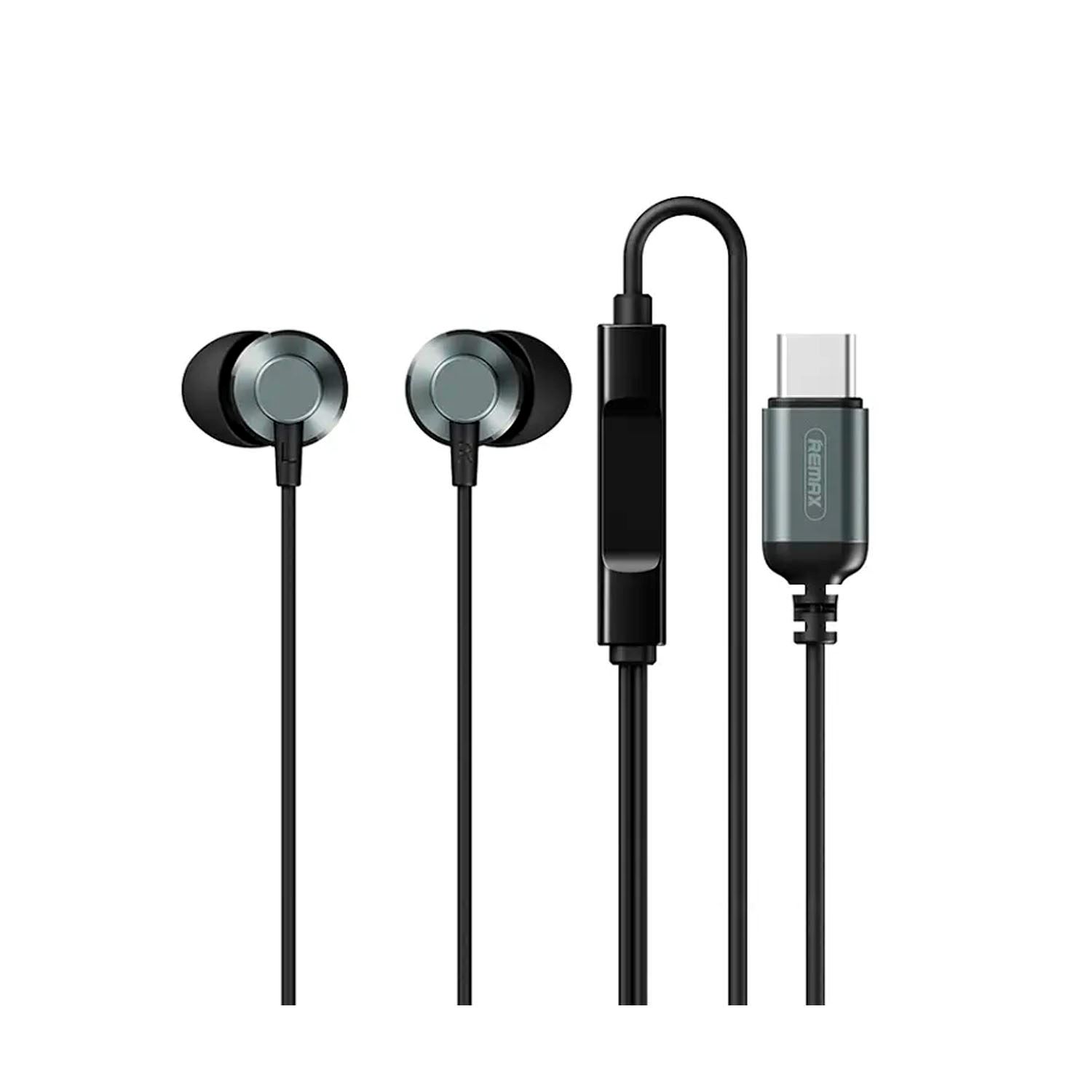 Audiófonos Alámbricos Remax RM-512a Negro Type-C