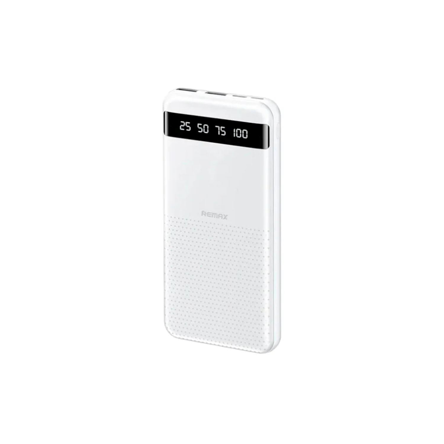 Power Bank Remax RPP-10 Blanco 10000mAh Carga rápida