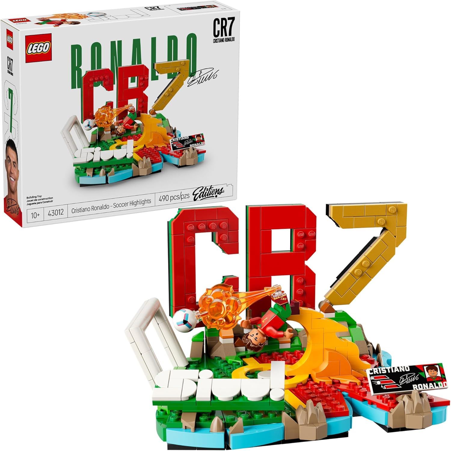 MUNDIAL 2026 LEGO 43012 Cristiano Ronaldo Momentos Legendarios - Set de construcción