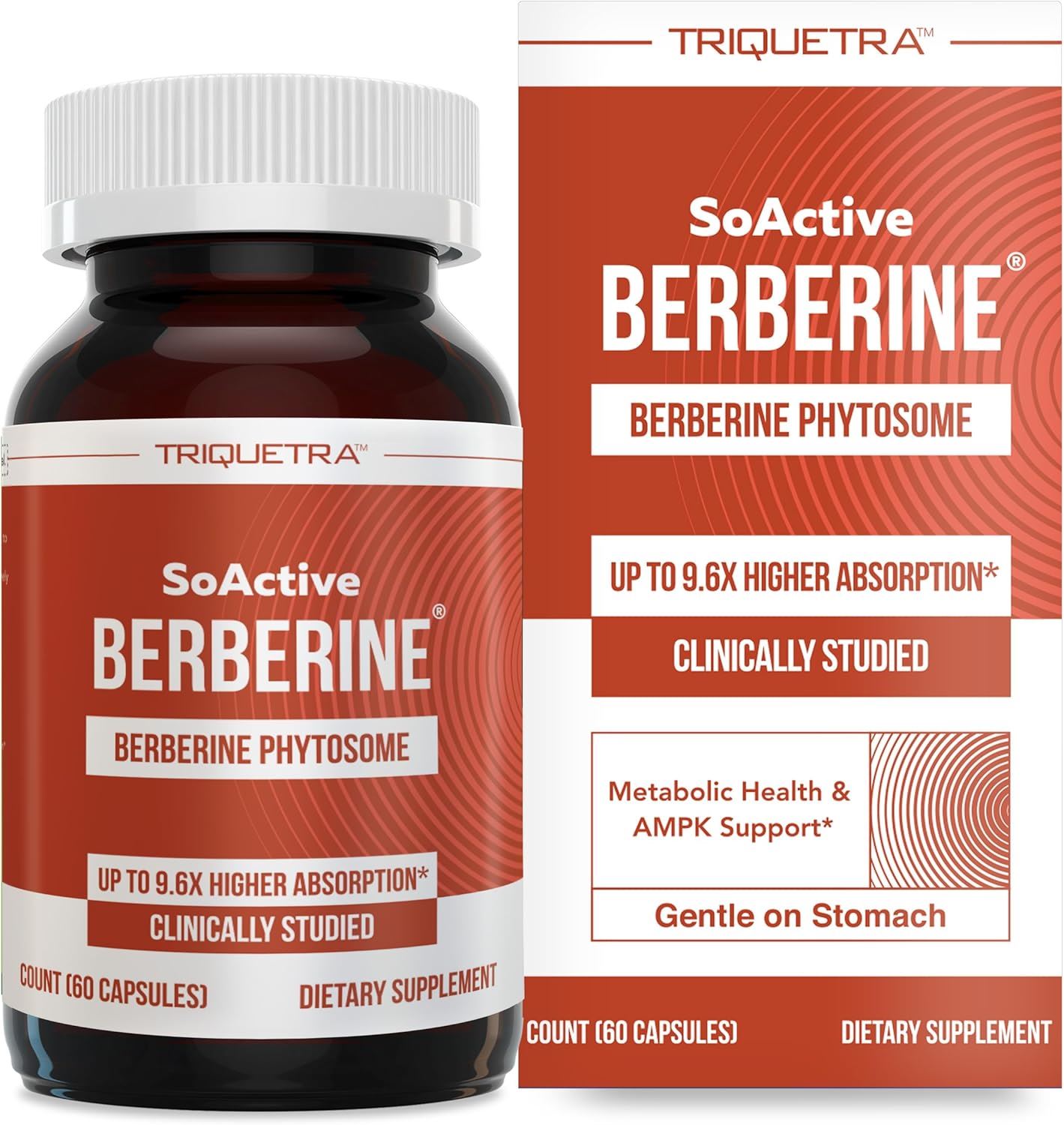 Triquetra SoActive Berberine Phytosome – 60 Cápsulas