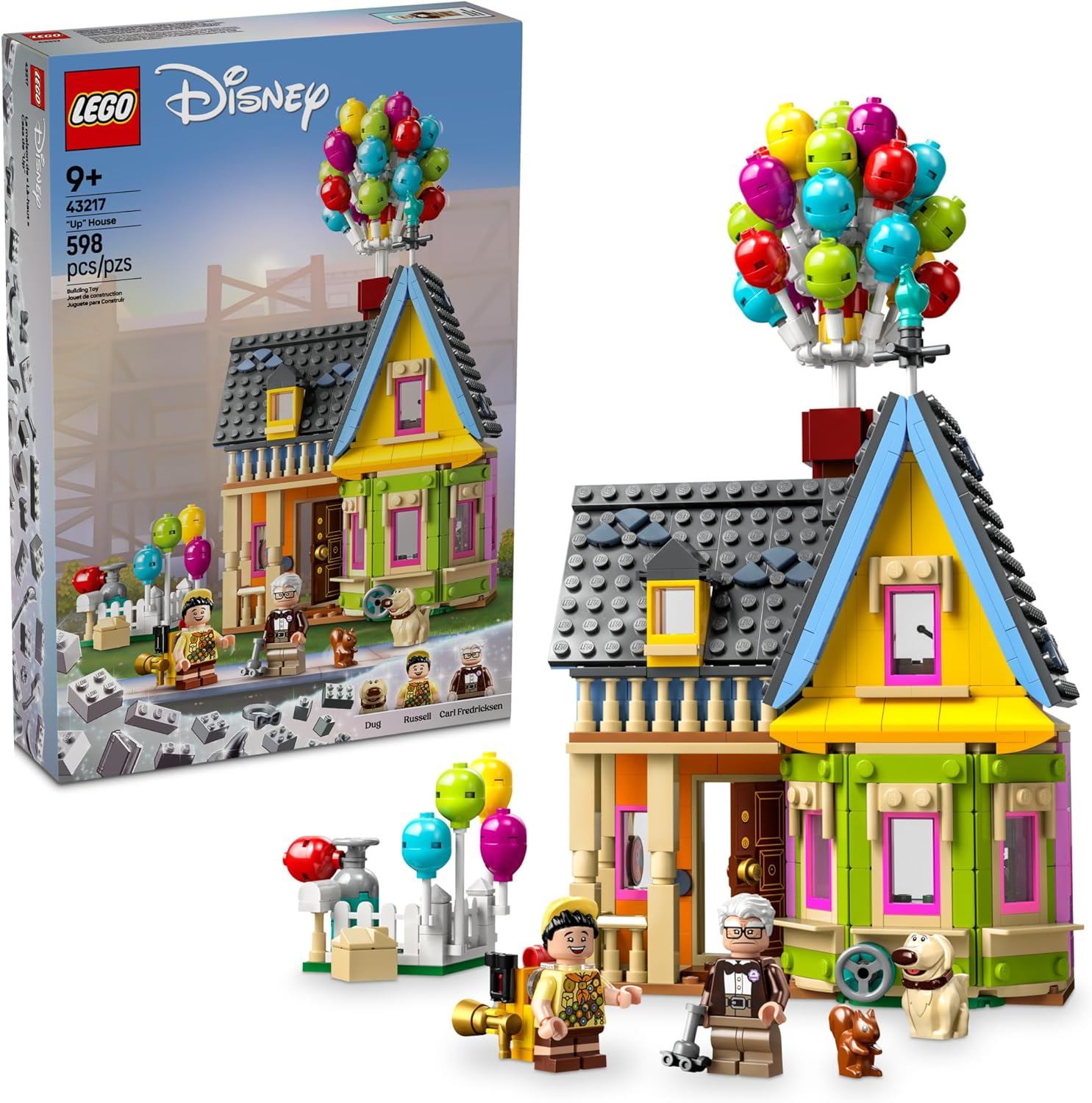LEGO 43217 Casa de Up Disney Pixar - Set de construcción clásico de Disney Celebration