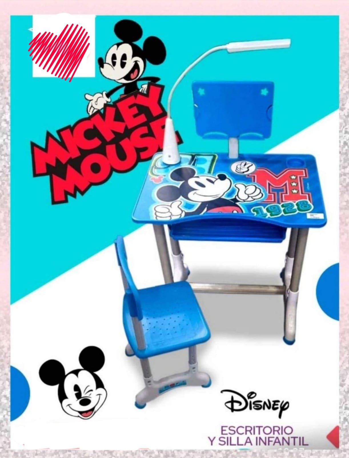 Escritorio para Niños Diseño Mickey