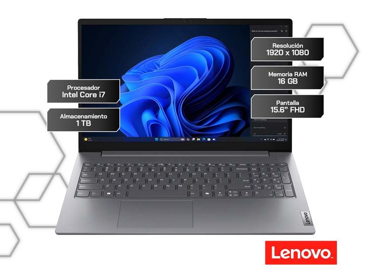 Laptop Lenovo V15 G5 IRL Core i7 16GB RAM 1TB SSD 15.6 FHD