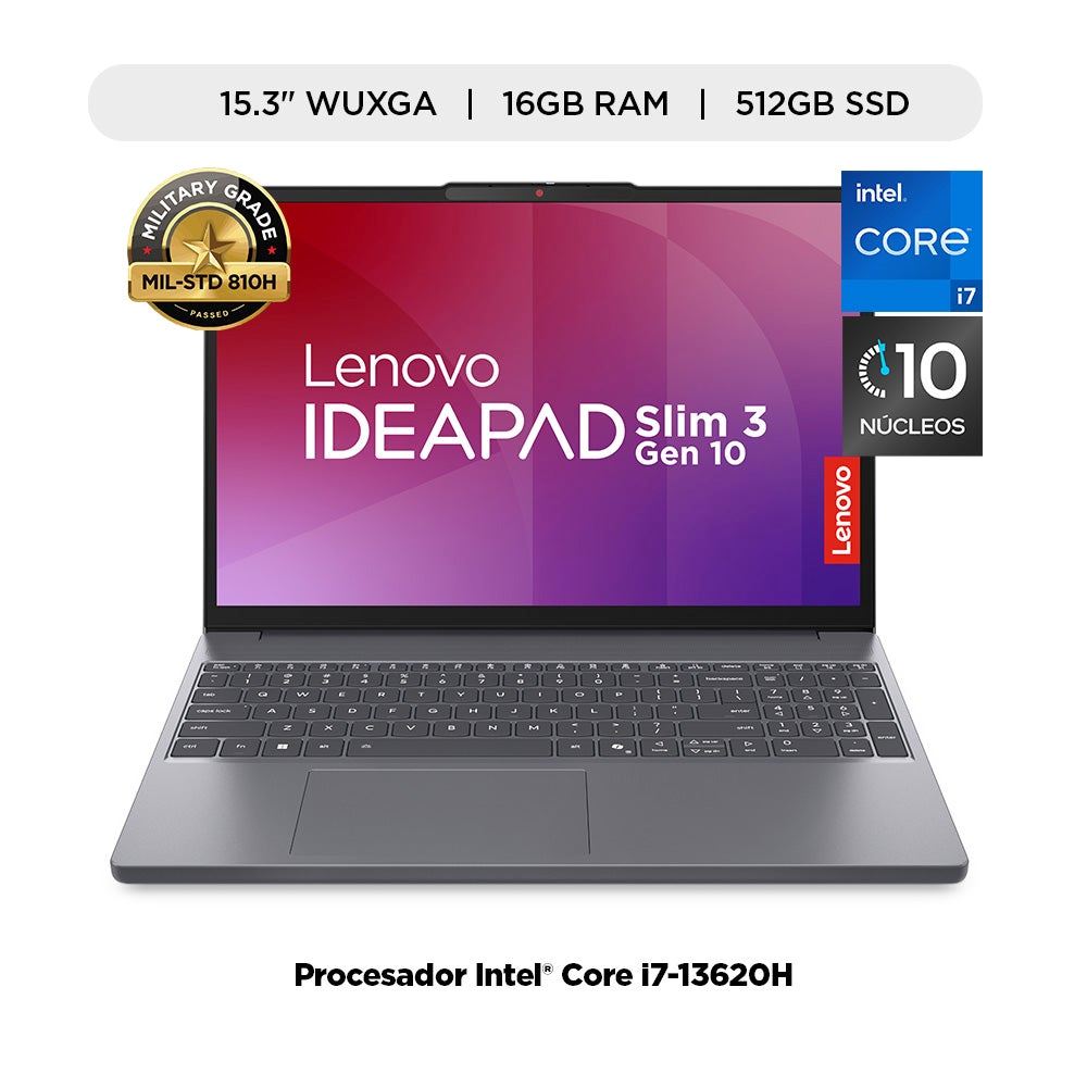 Laptop Lenovo IdeaPad Slim 3i Intel Core i7 16GB 512GB