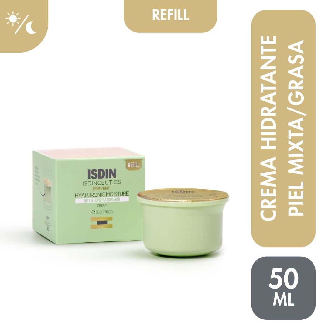 Isdin Isdinceutics Hyaluronic Moisture para Piel mixta a Grasa Refill
