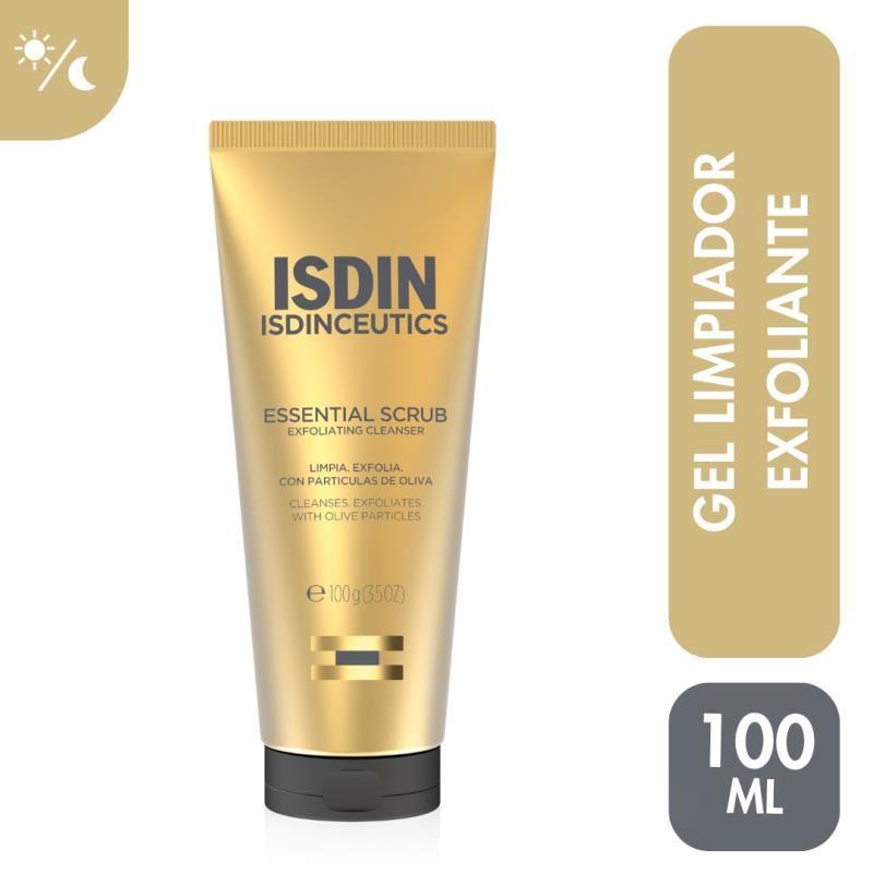 Isdinceutics Essential Scrub 100 ml - Gel Limpiador Exfoliante
