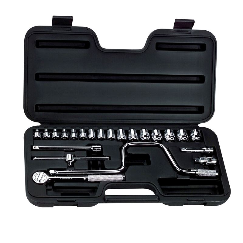 Juego de Dados M3/8" 23PZA (6-22MM) Stanley 86-209