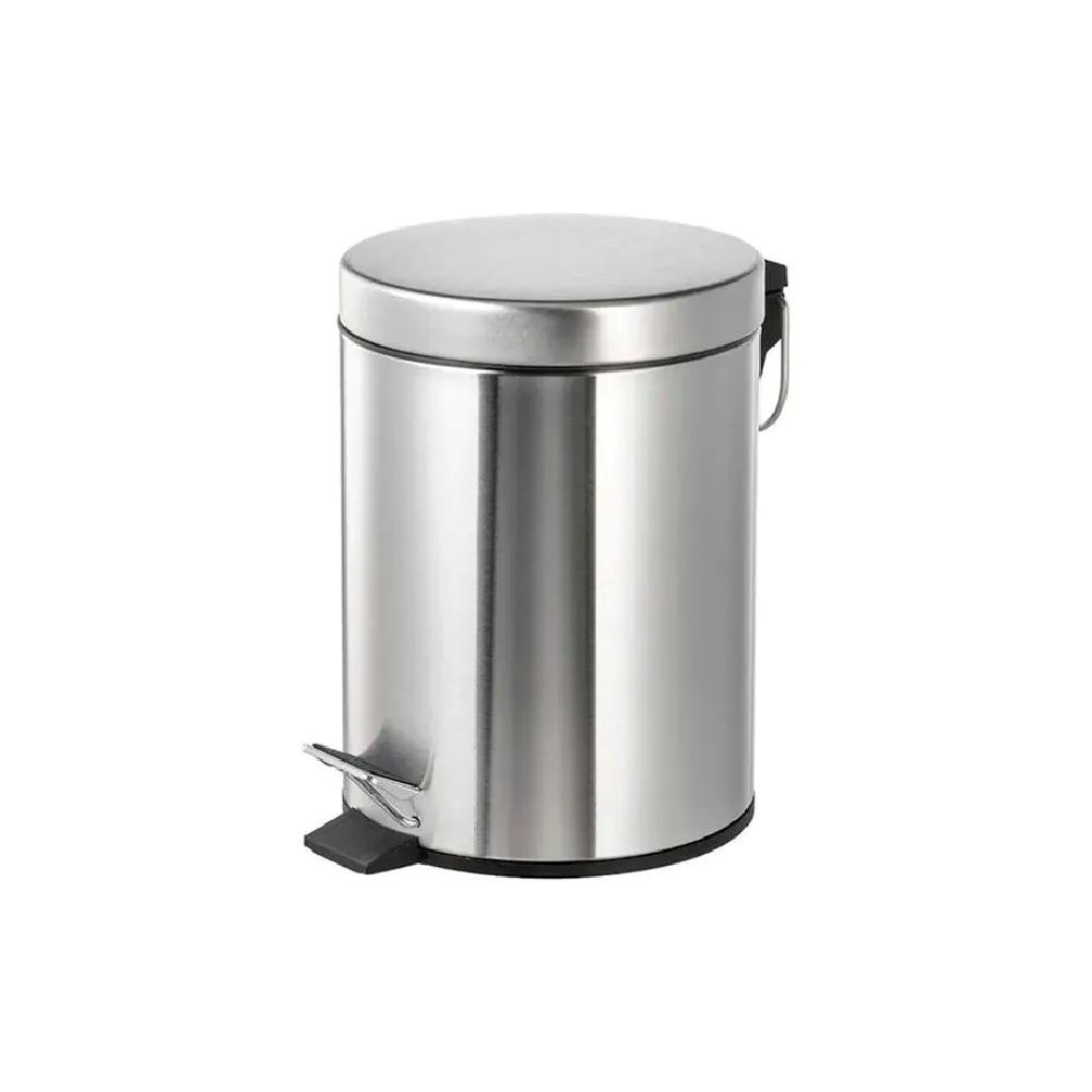 Papelera con pedal de Acero Inox 8L- 22x32.5cm- 10031003