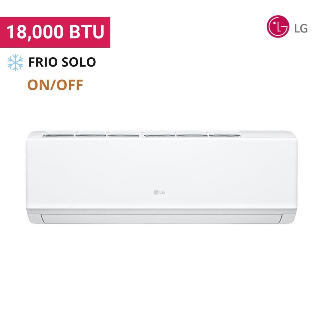 Aire Acondicionado LG 18000 BTU FrÍo Solo On/Off