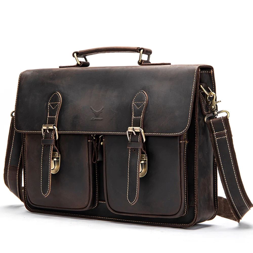 Maletín de Cuero Vacuno (Laptop 14") 9033