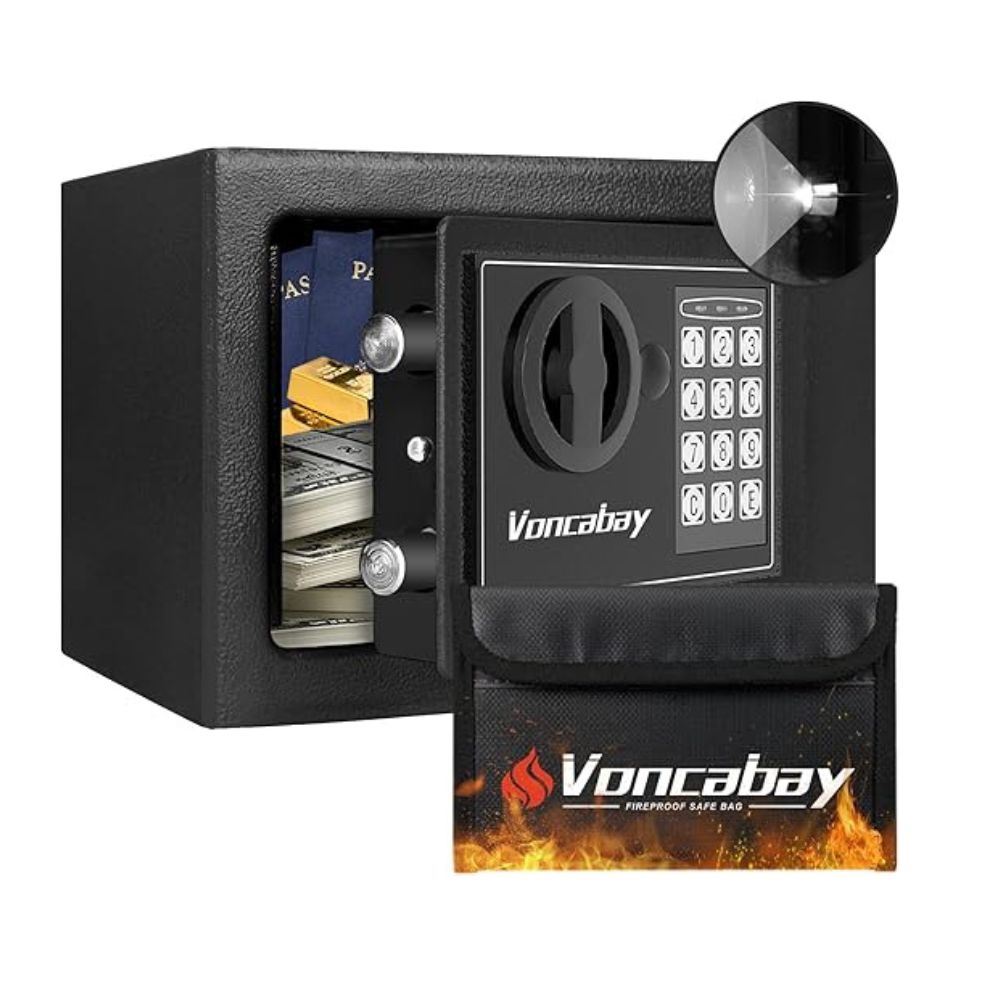 Caja fuerte Voncabay con sensor de luz