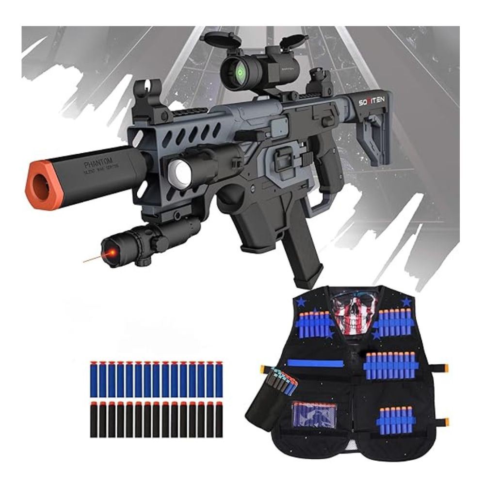 Pistola de juguete con rifle de francotirador automático