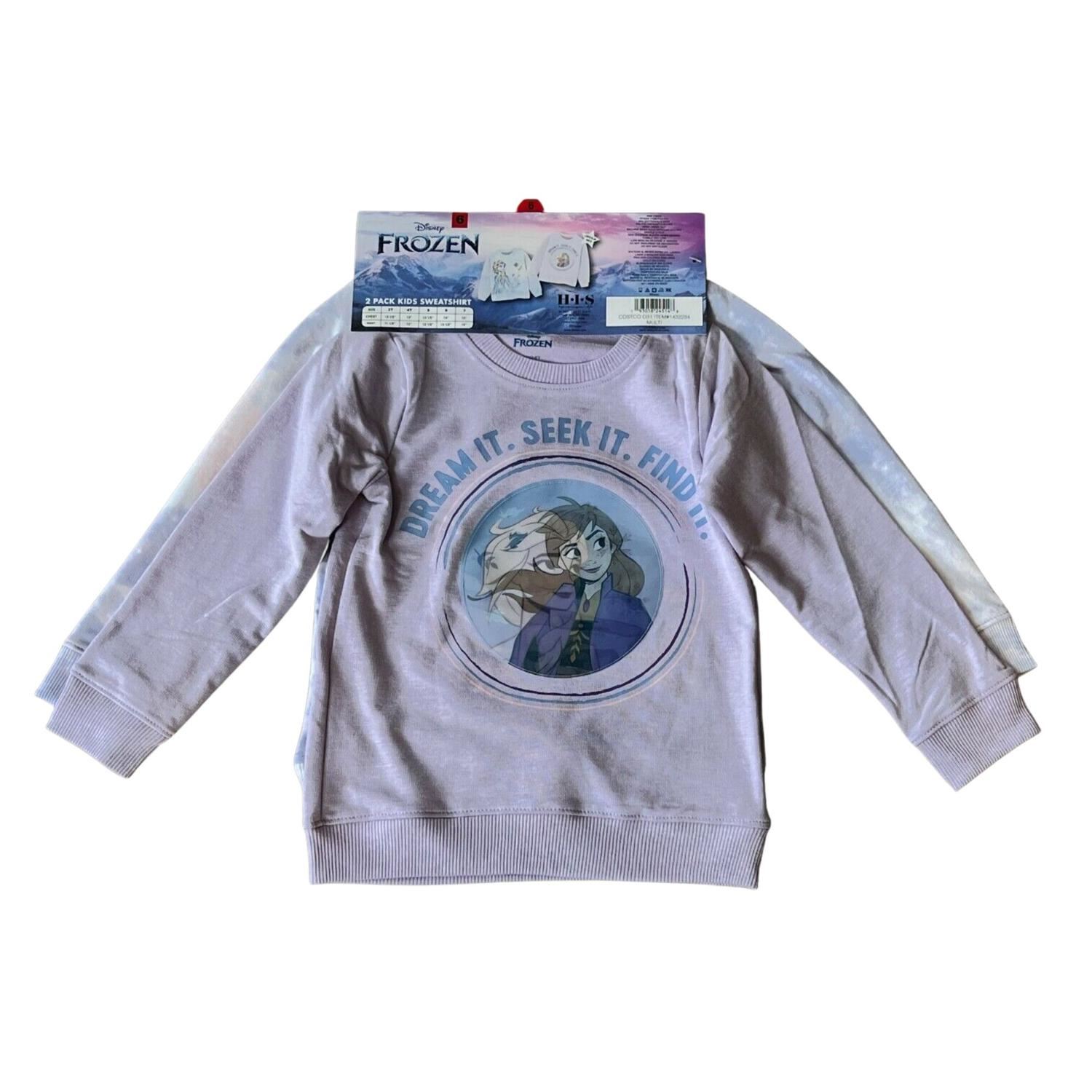 2 Pack Sweater o Polera Princesas FROZEN para Ni as DISNEY Juntoz