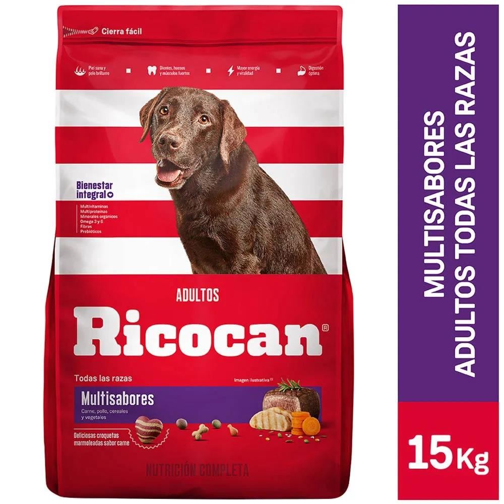 Ricocan Multisabores Adultos Todas Las Razas 15kg