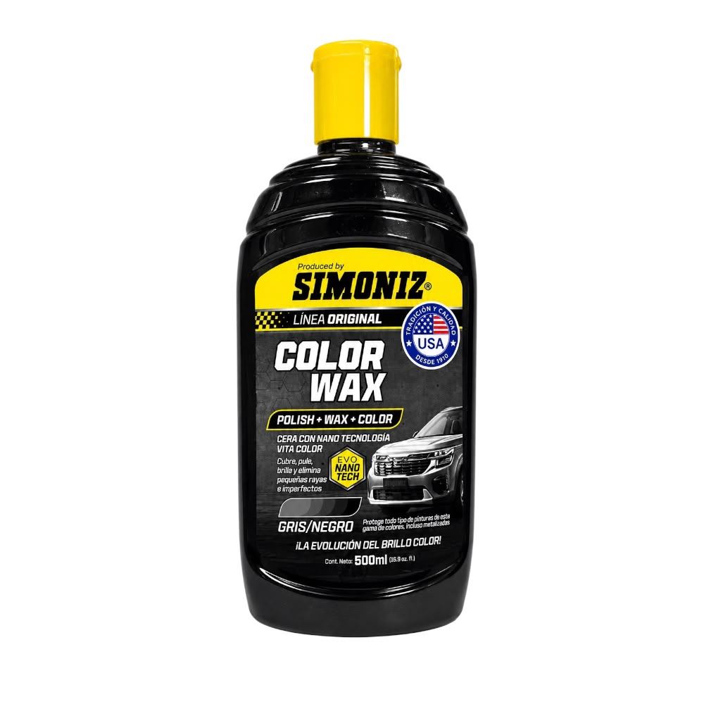 Simoniz Color Wax Cera para Autos Color gris/negro 500 ml