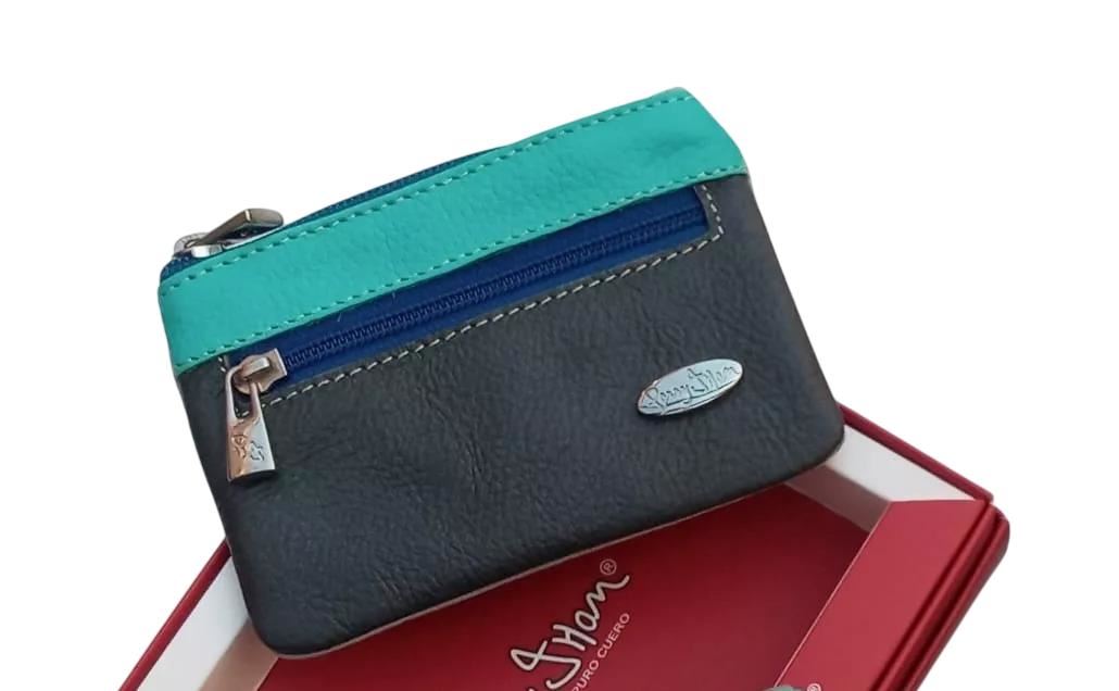 Juvenil Monedero de cuero para mujer