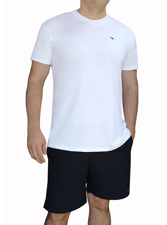 Polo Deportivo Hombre Blanco Licrado Revati Ft123-ph-m1
