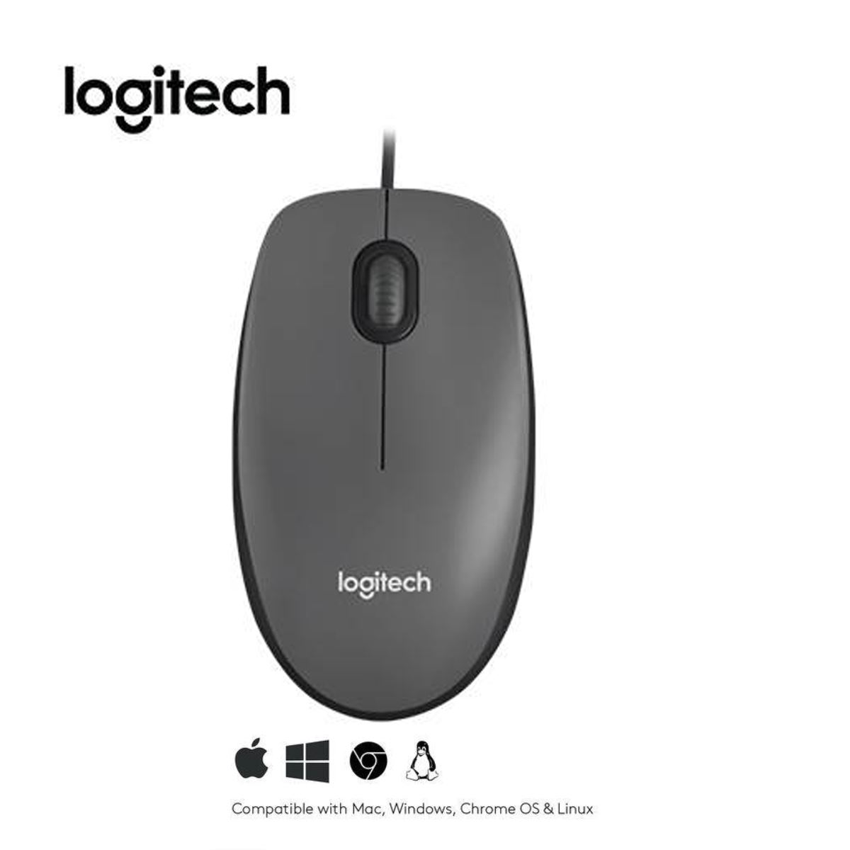 Mouse Logitech M90 Dark Midnight Usb Black