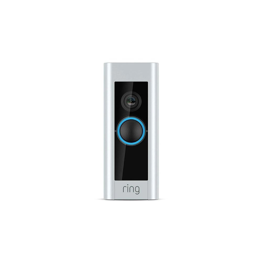 Timbre Inteligente Ring Pro: Video HD y Níquel Satinado cableado