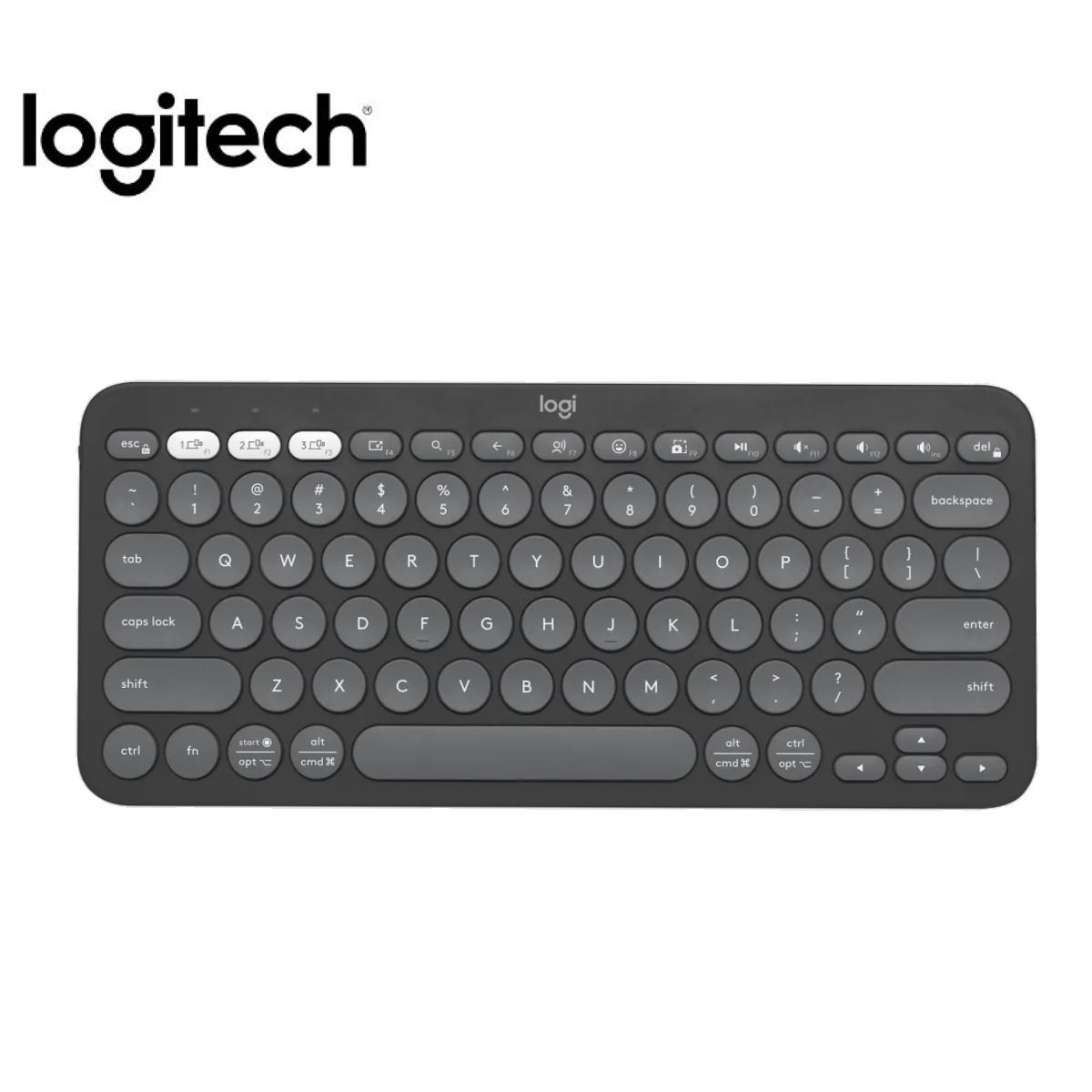TECLADO LOGITECH PEBBLE 2 K380S BLUETOOTH NEGRO