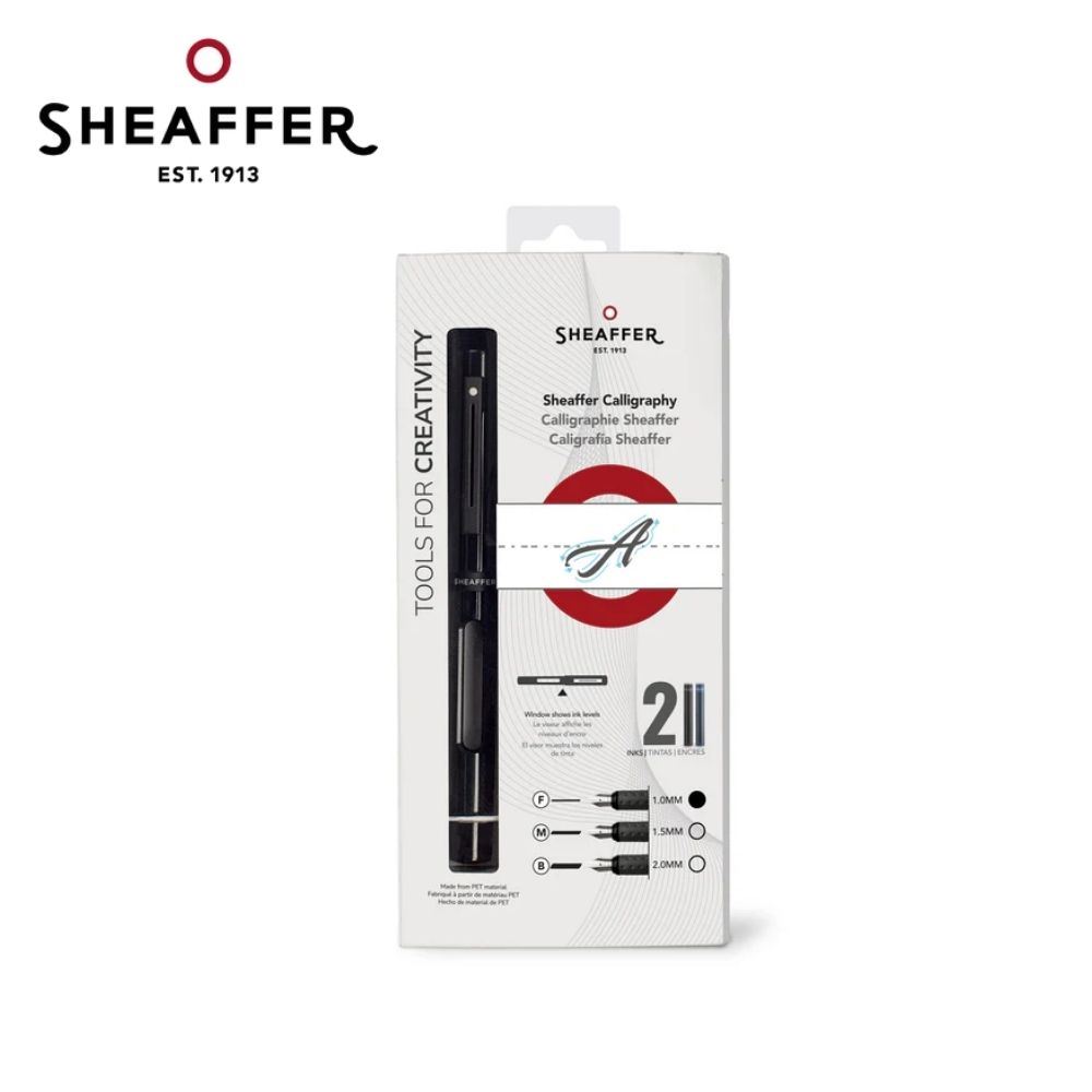 Pluma estilográfica Sheaffer Calligraphy negro Fina