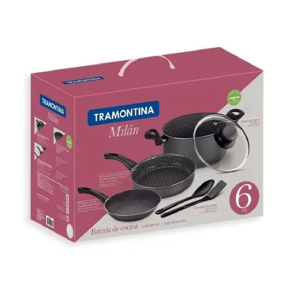 Juego de Ollas Tramontina 6 Piezas Millan 20599390