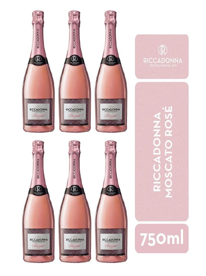 Espumante Moscato Rose 750ml - 6 UND