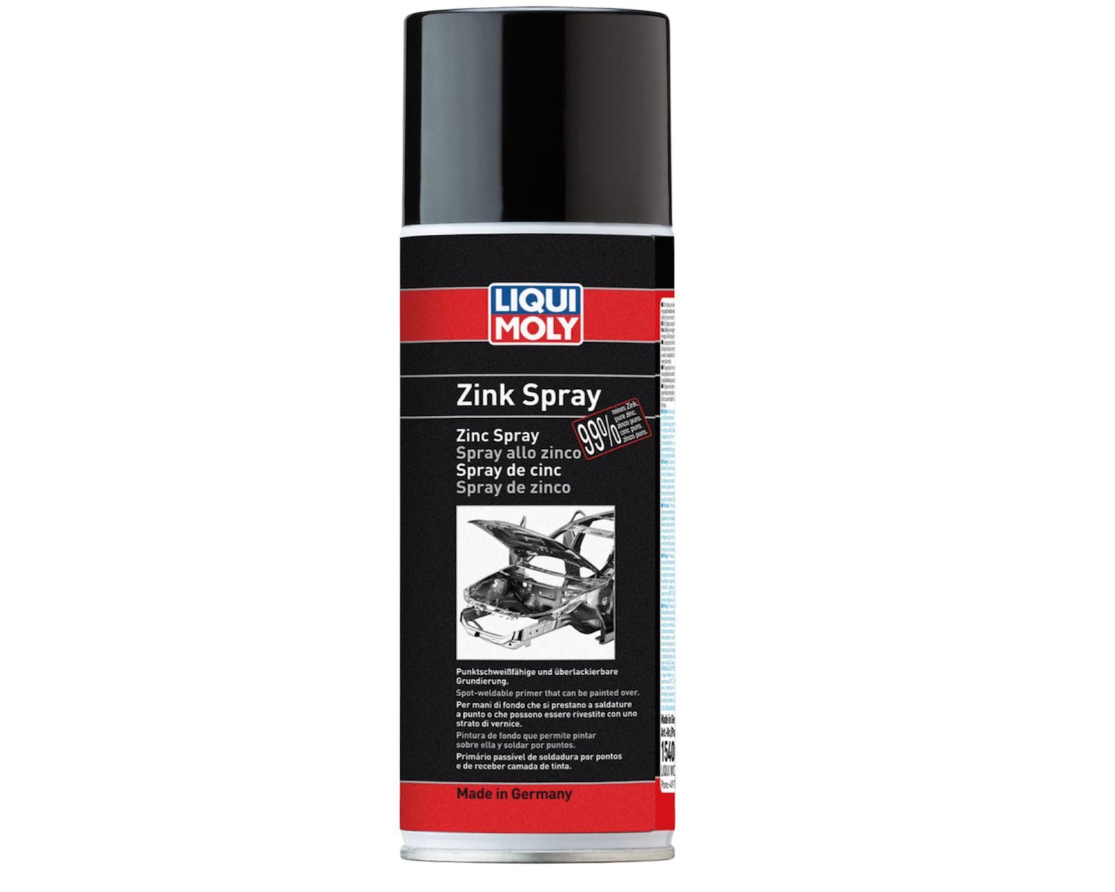 Spray de Zinc Liqui Moly Zink Spray  Protector Anticorrosivo para Metales y Soldaduras