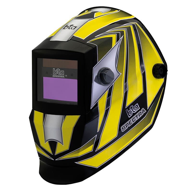 Máscara para Soldar Fotosensible PRO 110x90x9cm BTA 969055 - Negro