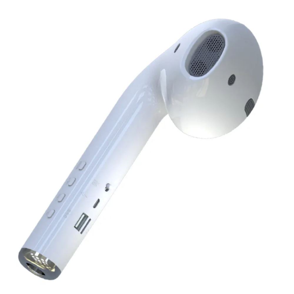 Altavoz inalámbrico gigante con forma de airpods