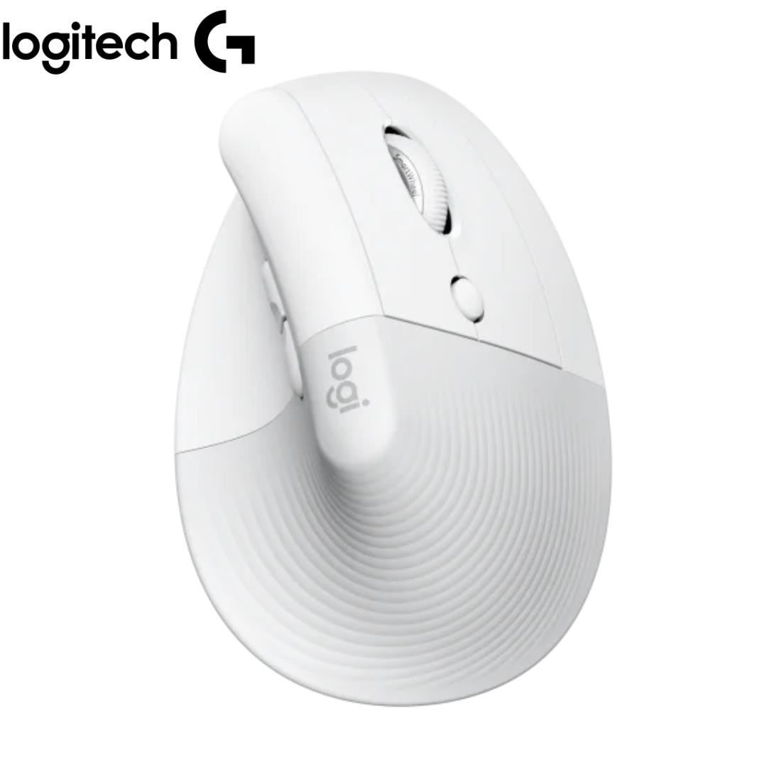 Mouse Logitech Lift Vertical Ergonomico Bluetooth USB Blanco