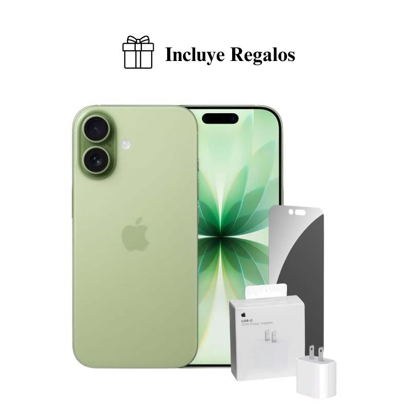 iPhone 17 Apple Intelligence 256GB (eSIM) - Salvia + Combo de Regalo
