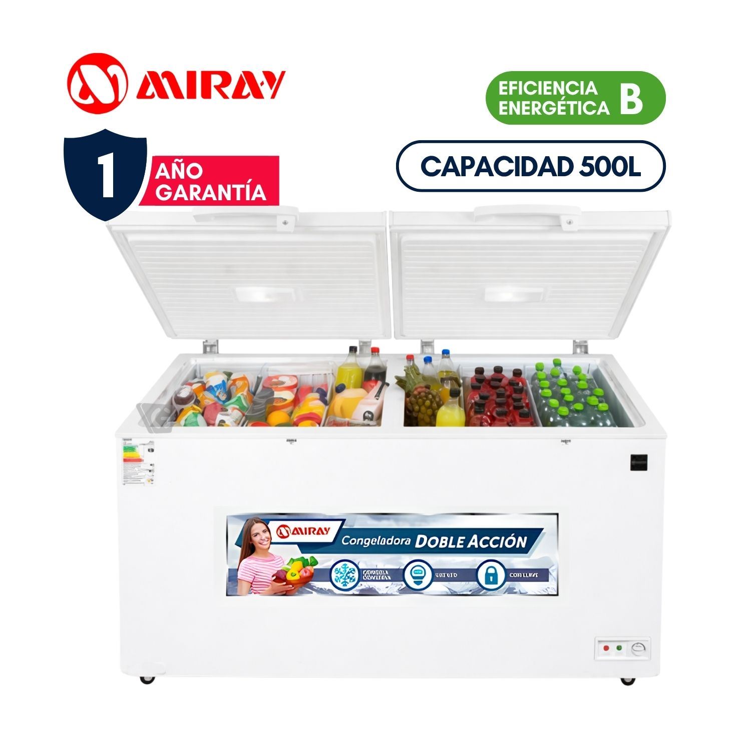 Congeladora Miray CM-503H 500 L
