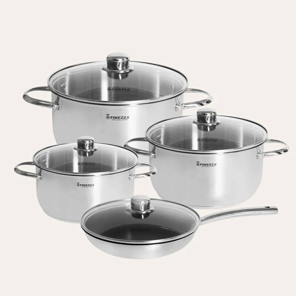 Juego de ollas de acero inoxidable 8 piezas FZ-976AE