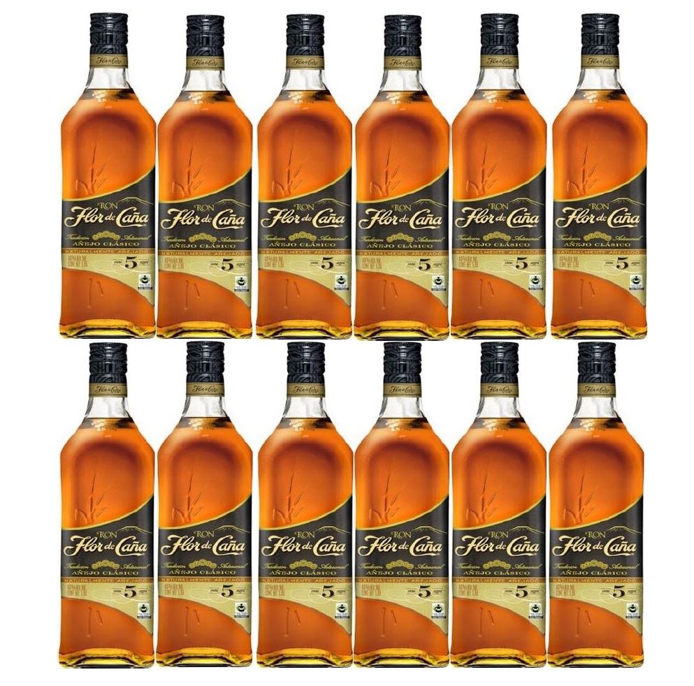 Ron Flor de Caña 5 años 1750ml - 12 UND