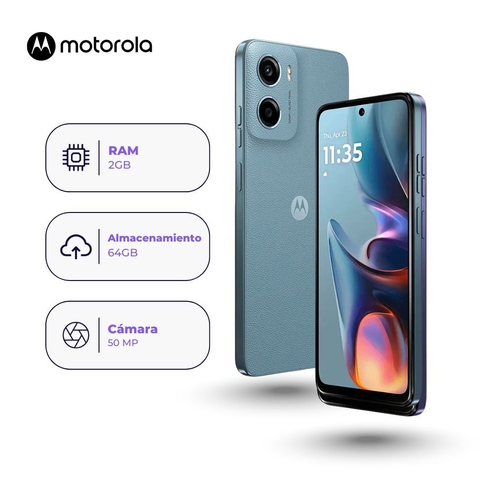 Motorola Moto E15 64GB 2GB Ram Color Azul