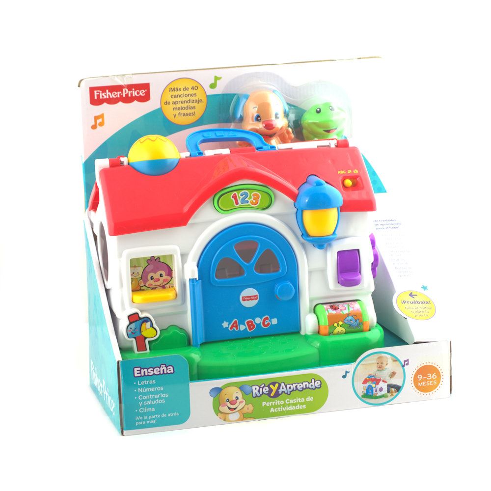 perrito casita de actividades fisher price