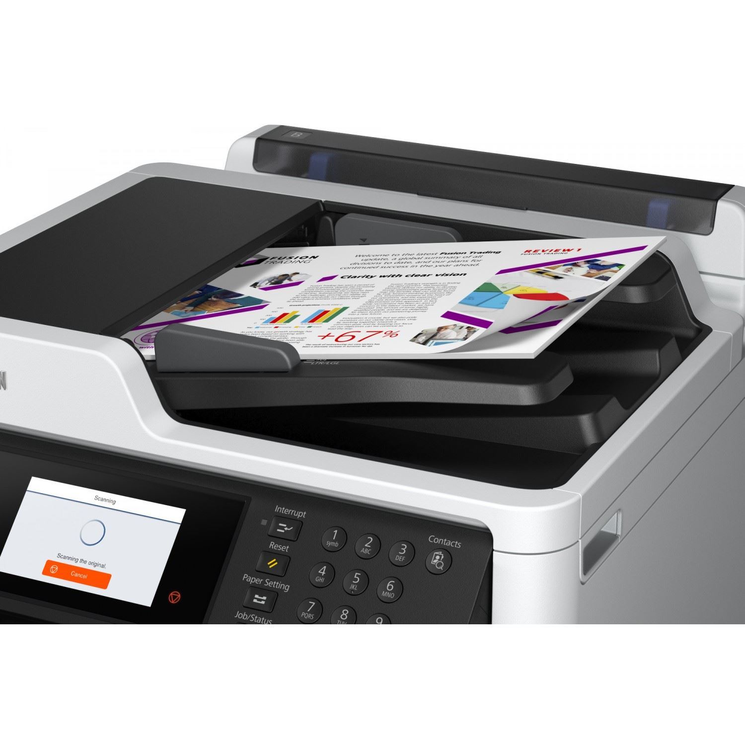 Impresora Epson Multifuncional Monocromática Workforce Pro Wf-M5799