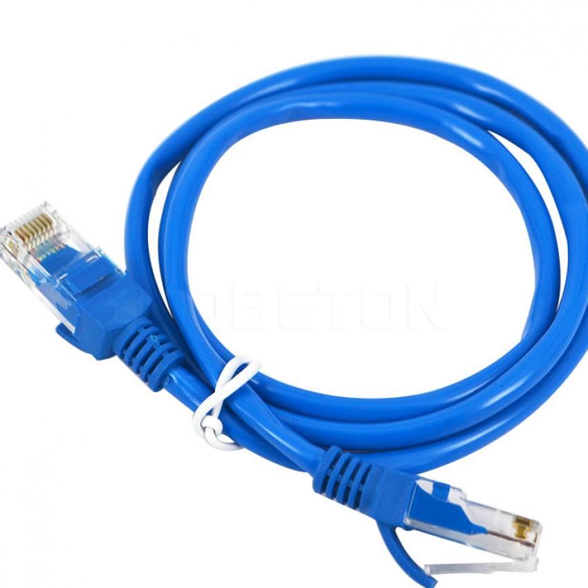 Cable de red Ethernet Cat6 de 25 pies, cable de Internet para computadora  con conectores RJ45 sin enganches para disfrutar una conexión de alta