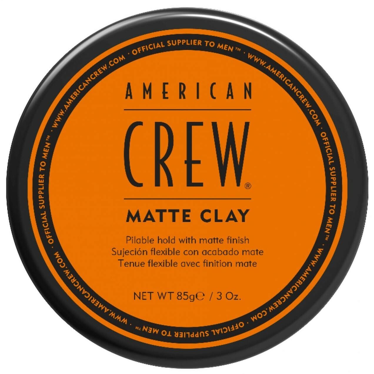 Cera Matte Clay Arcilla Mate Fijación Media-Alta American Crew Men 85gr