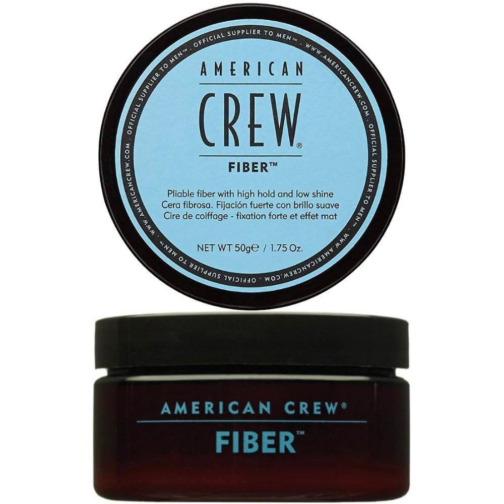 Cera Fiber Fibra Fijación Fuerte y Acabado Mate American Crew Men 50gr