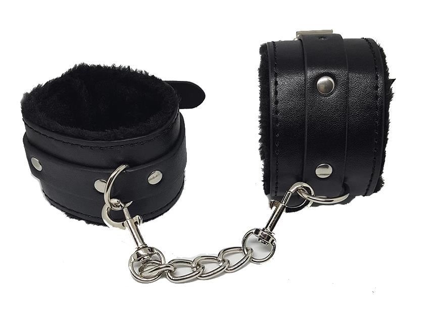 Esposas cubiertas de Felpa suave - Color NEGRO