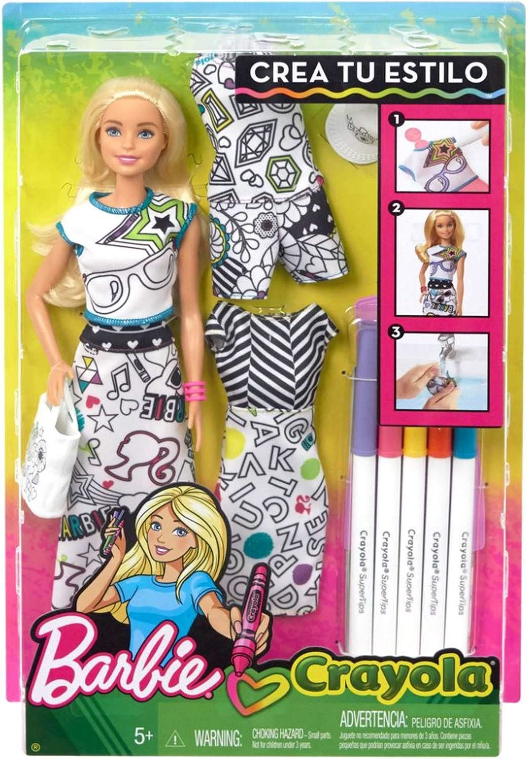 precio de barbie crayola