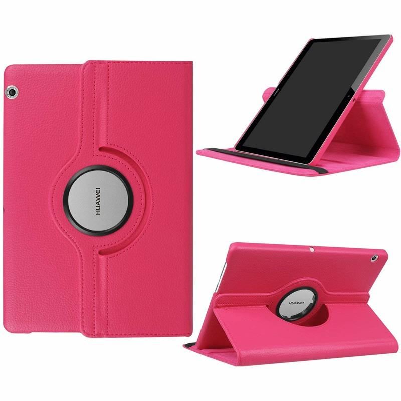 Funda giratoria Huawei MediaPad T3 10 Fucsia
