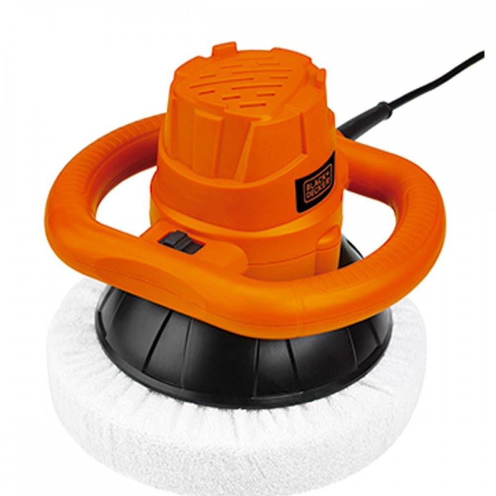 Pulidora orbital DE 10 120 W +3 BONETES KP12K Black  and Decker