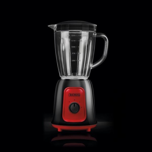 THOMAS-Licuadora TH-320V 2 Velocidades 1.5L Negro Rojo