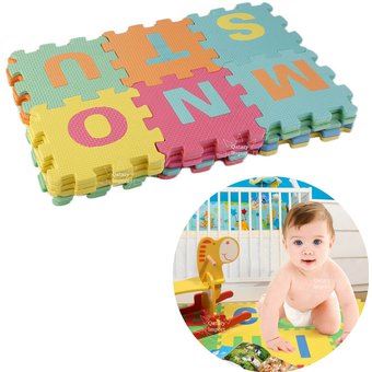 27 Piezas Alfombra Puzzle para Bebés y Niños - 30x30 Suelo Goma